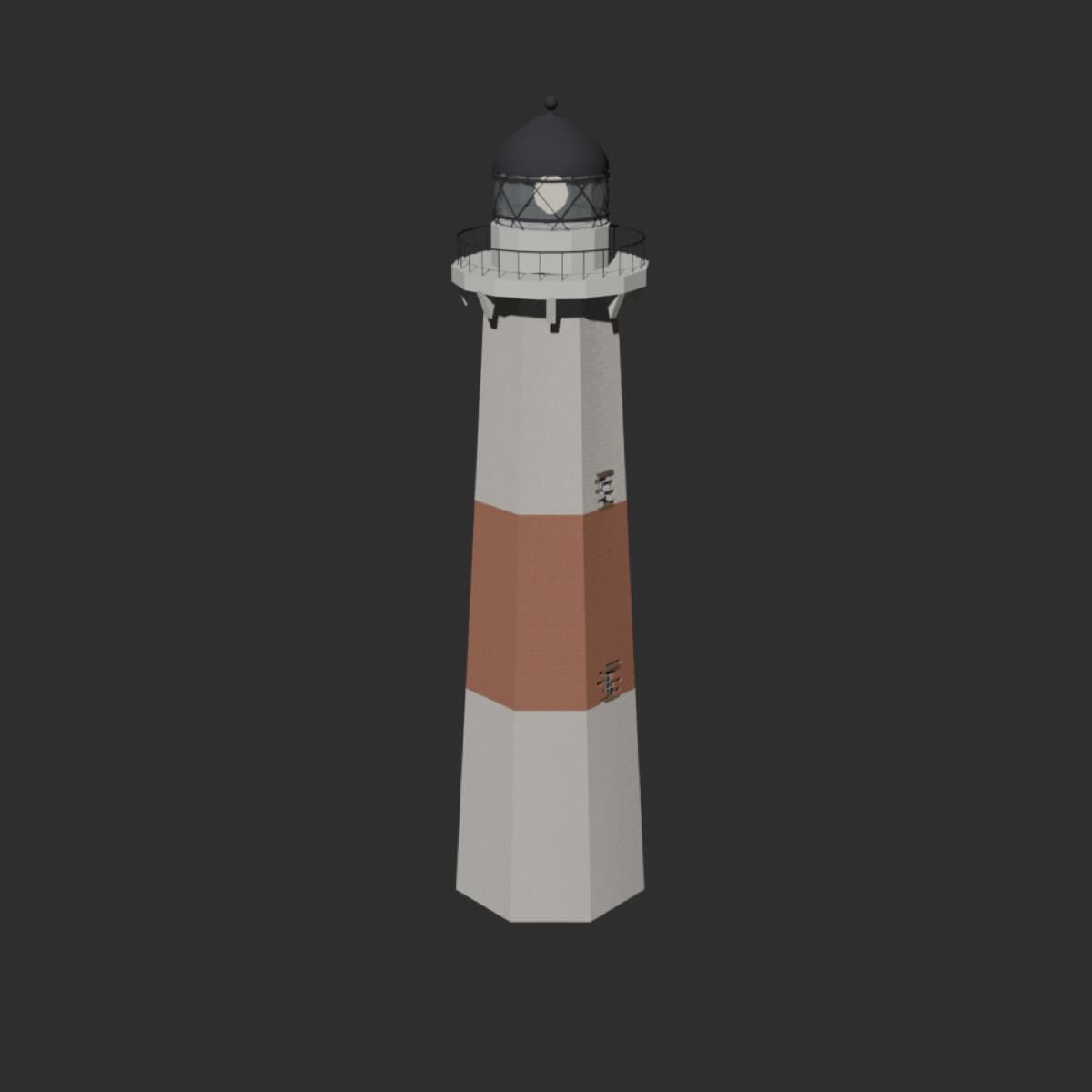 Montauk Point Lighthouse prefab — 4,192 individual masonry blocks